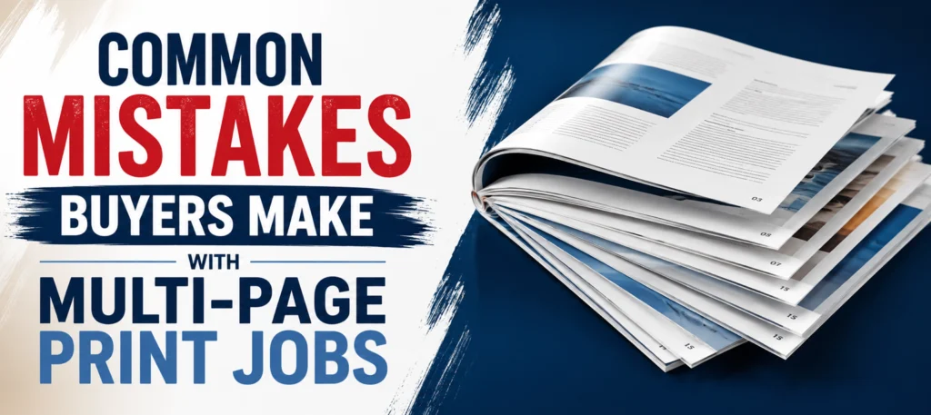 Common mistakes buyers make with multi page print jobs