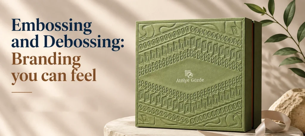 Embossing and debossing branding you can feel