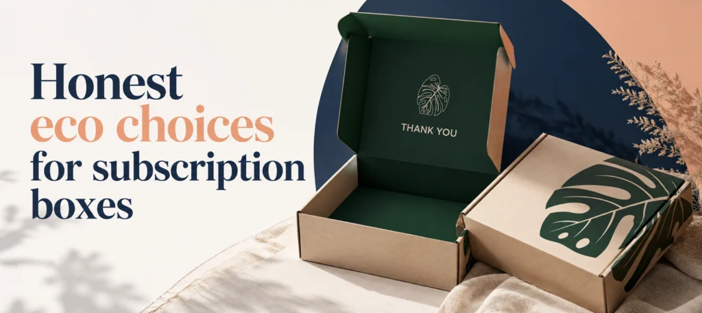 Honest eco choices for subscription boxes