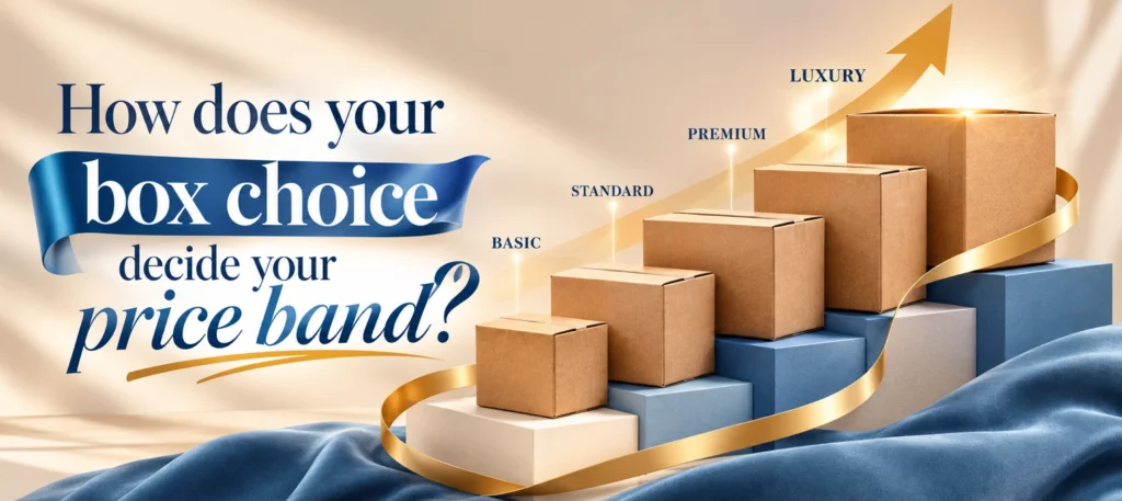 How does your box choice decide your price band