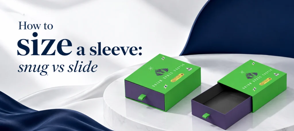 How to size a sleeve snug vs slide