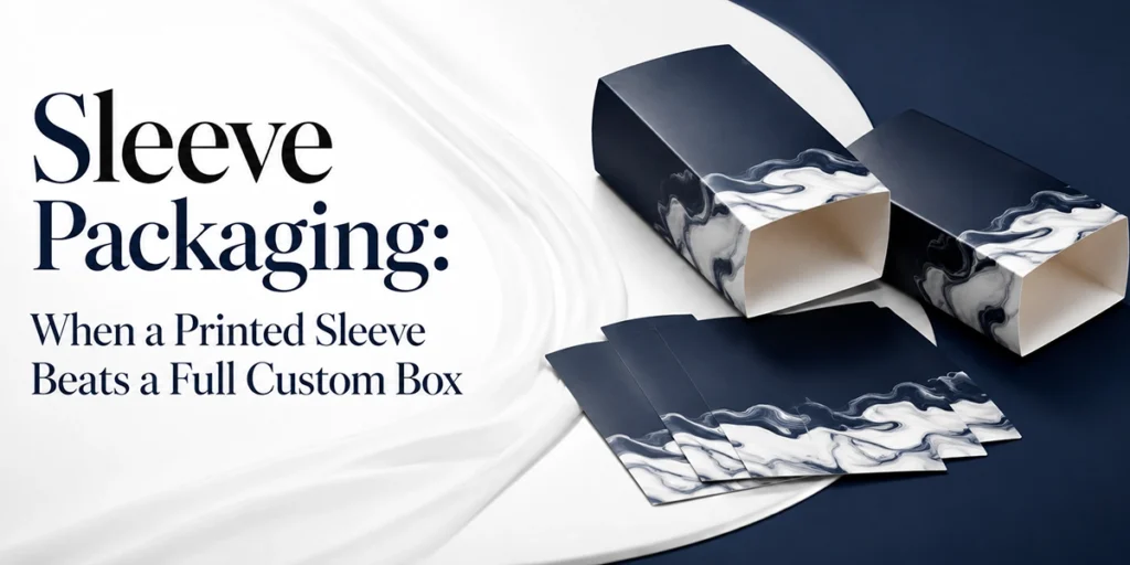 Sleeve Packaging: When a Printed Sleeve Beats a Full Custom Box
