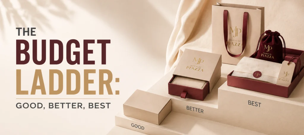 The budget ladder good, better, best