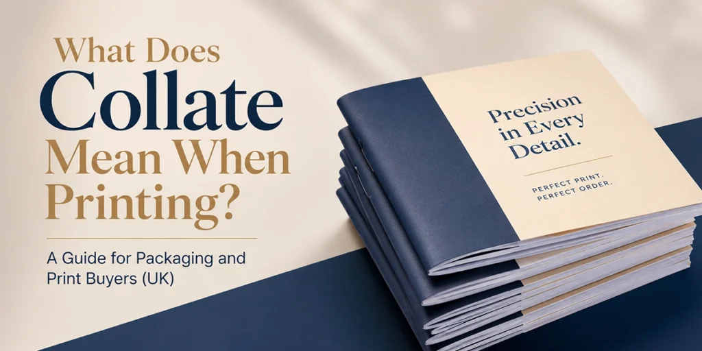 What Does Collate Mean When Printing? A Guide for Packaging and Print Buyers (UK)