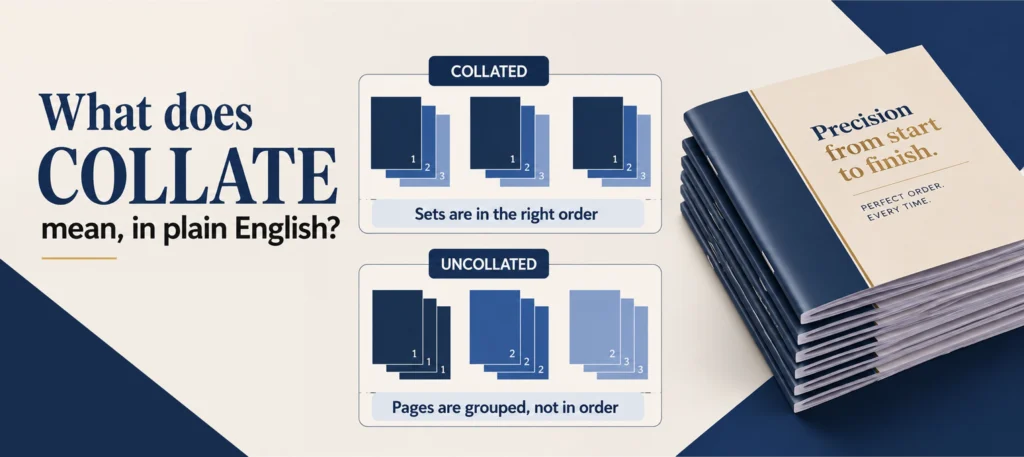 What does collate mean, in plain English