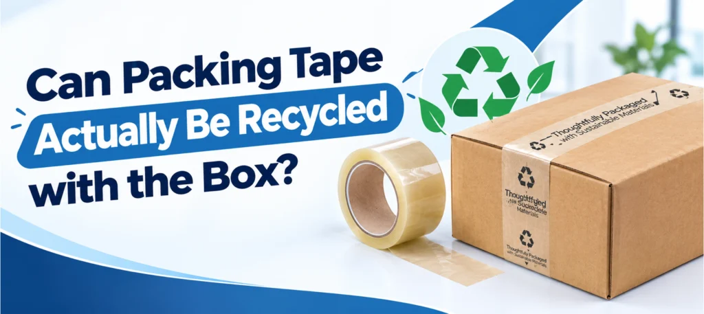Can packing tape actually be recycled with the box