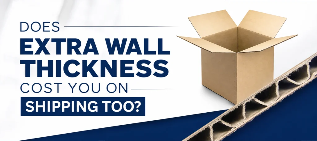 Does extra wall thickness cost you on shipping too