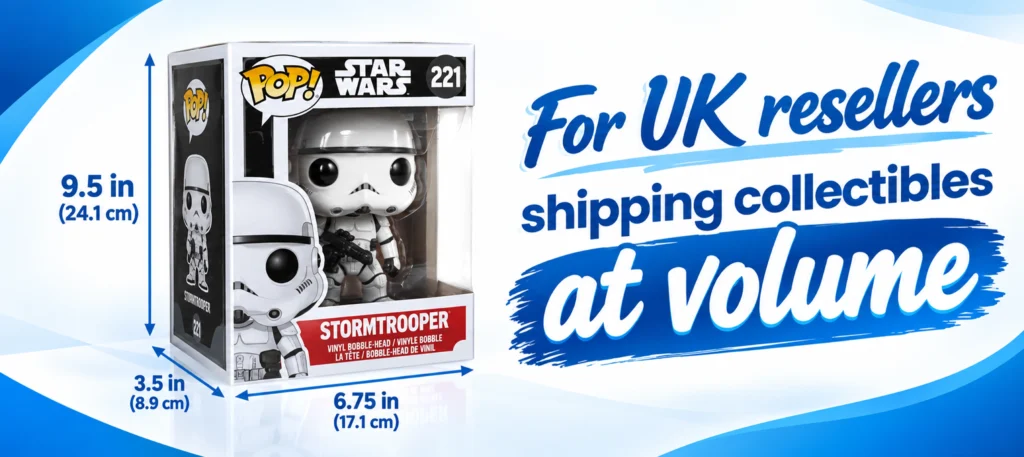 For UK resellers shipping collectibles at volume