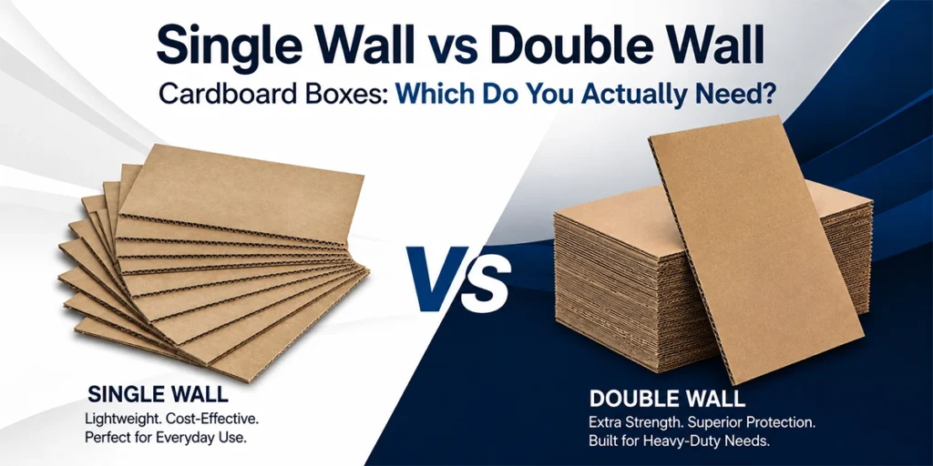 Single Wall vs Double Wall Cardboard Boxes: Which Do You Actually Need?