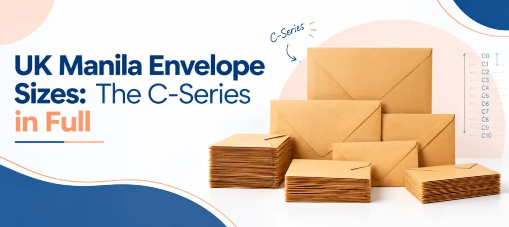 UK manila envelope sizes the C series in full