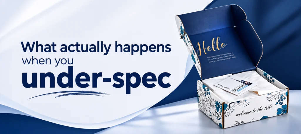 What actually happens when you under spec