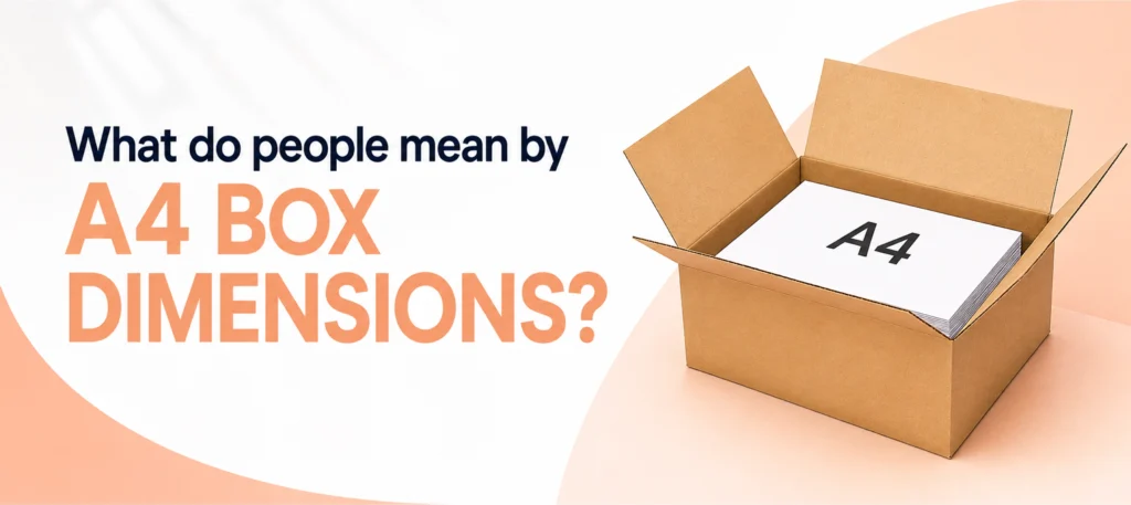 What do people mean by A4 box dimensions