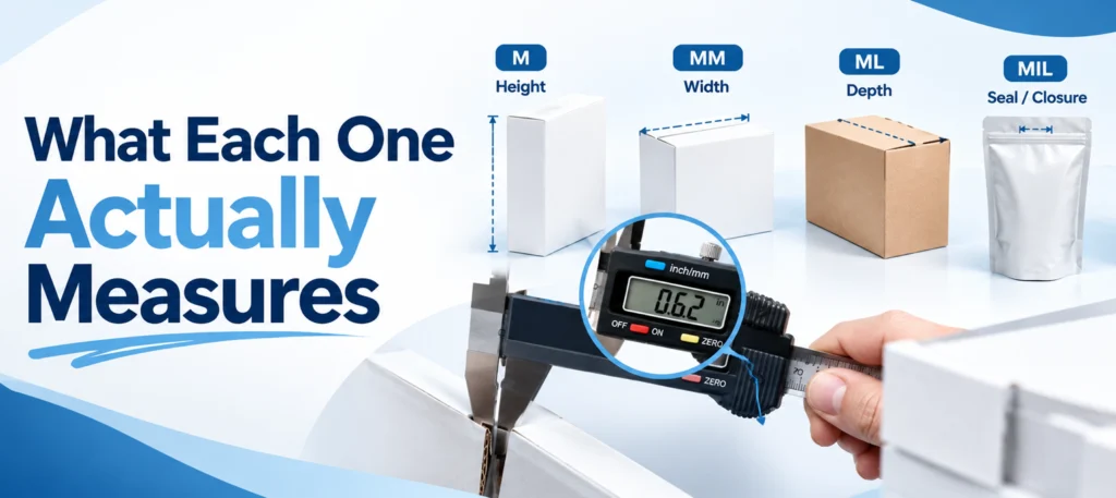 What each one actually measures