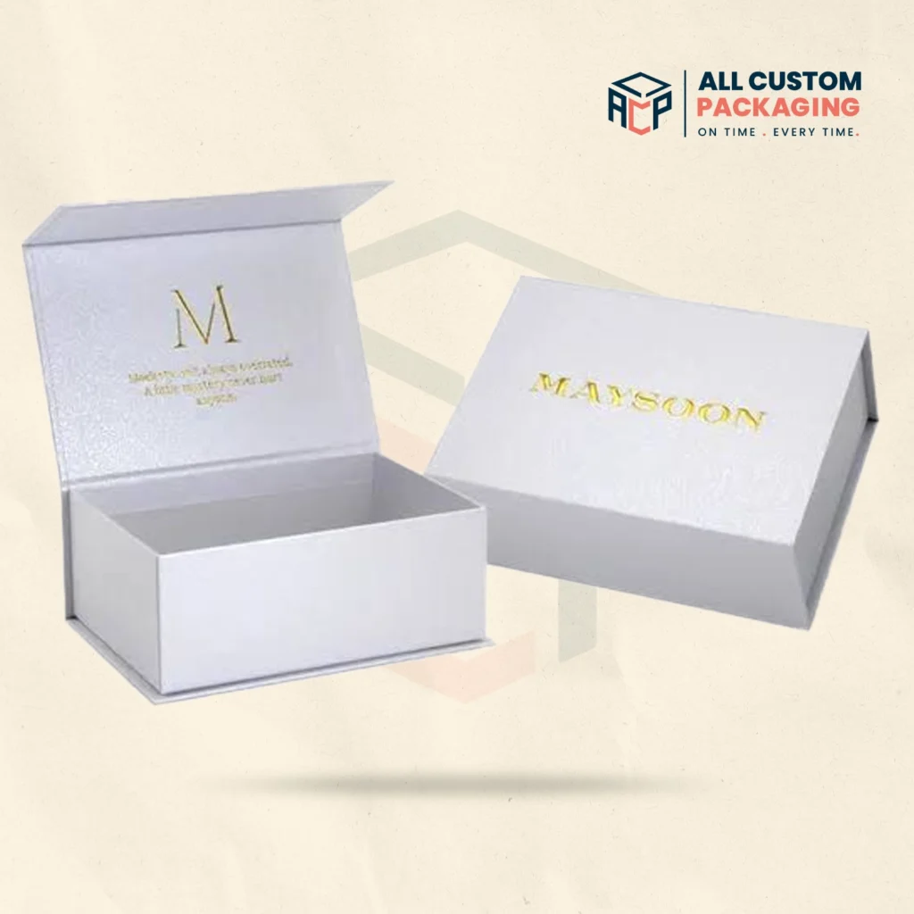 Custom White Magnetic Boxes