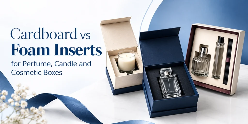 Cardboard vs Foam Inserts for Perfume, Candle and Cosmetic Boxes