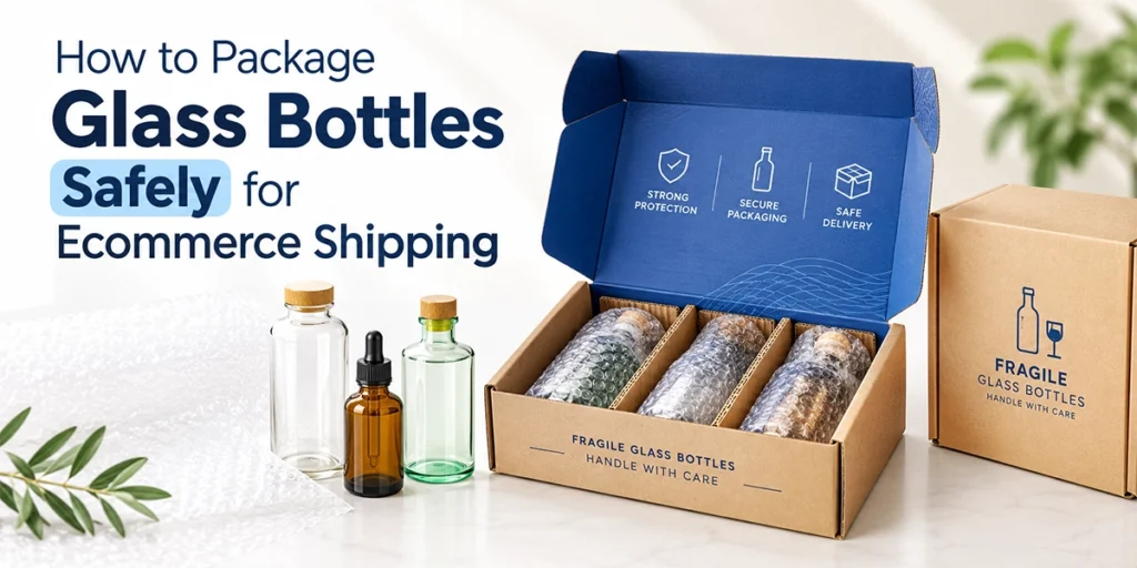 How to Package Glass Bottles Safely for Ecommerce Shipping