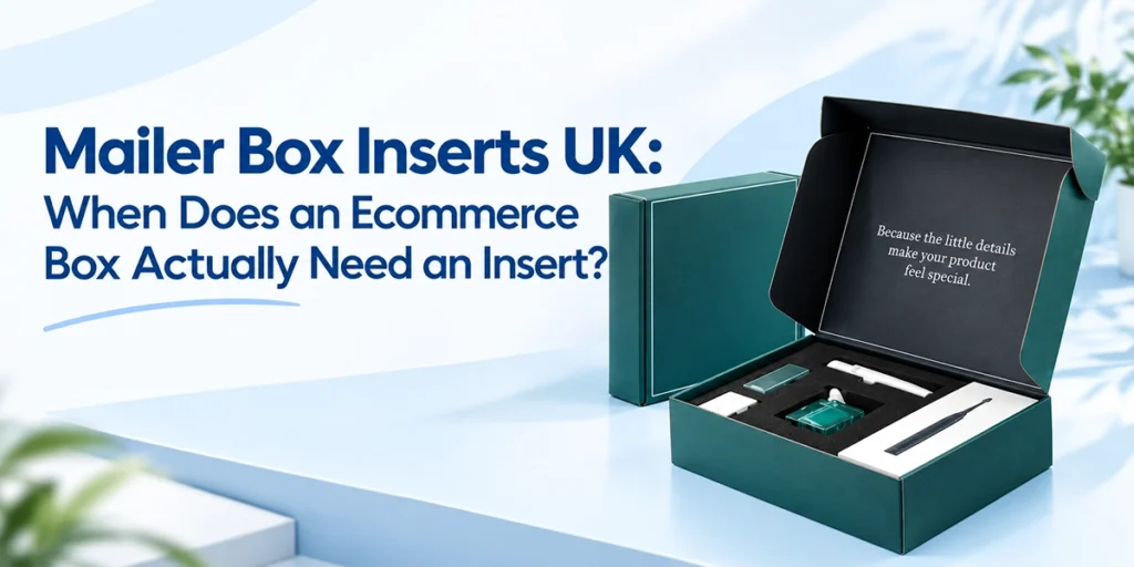 Mailer Box Inserts UK: When Does an Ecommerce Box Actually Need an Insert?