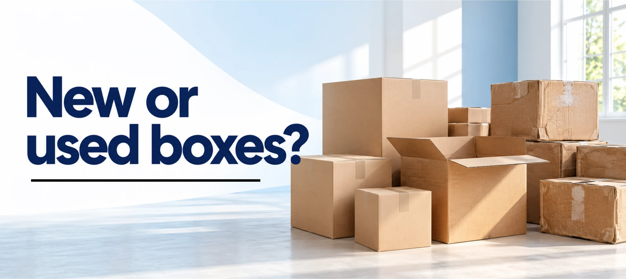 New or used boxes