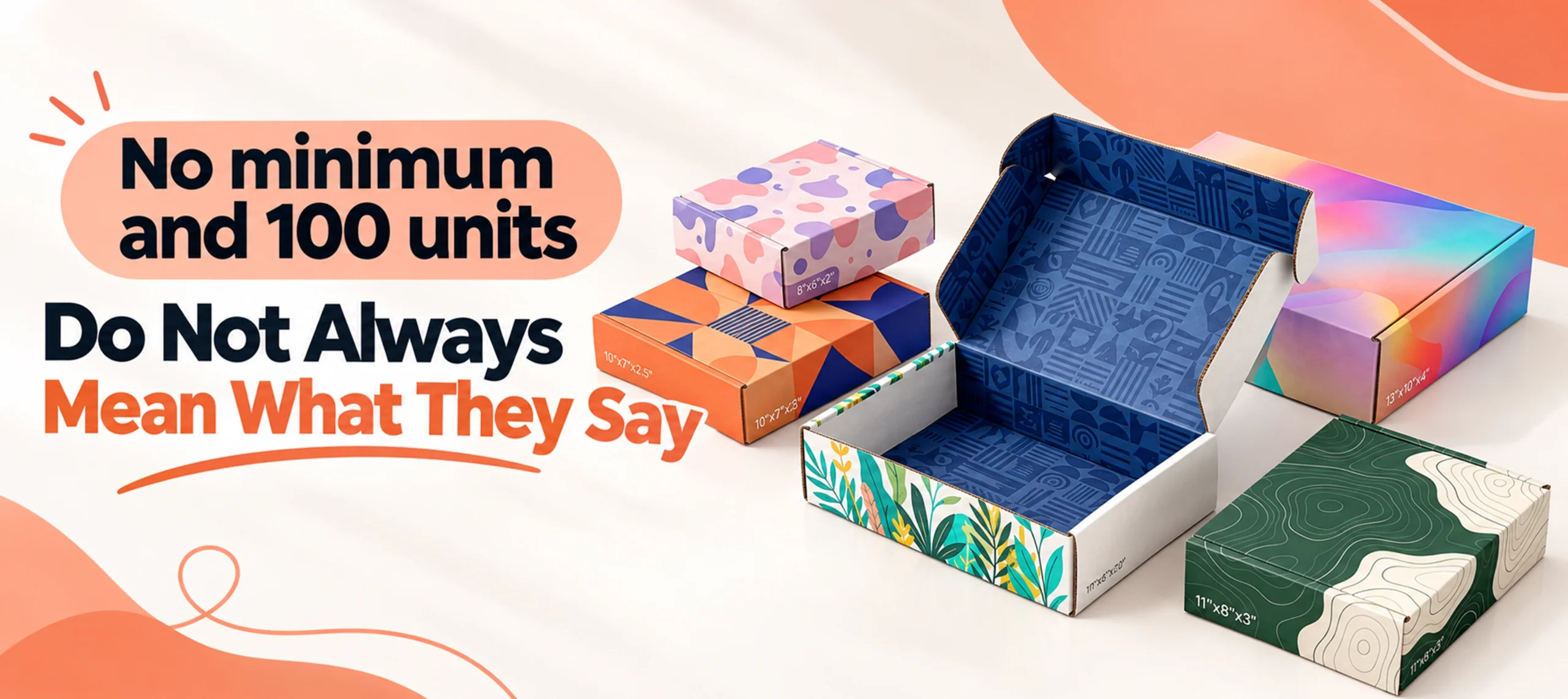 No minimum and 100 units do not always mean what they say