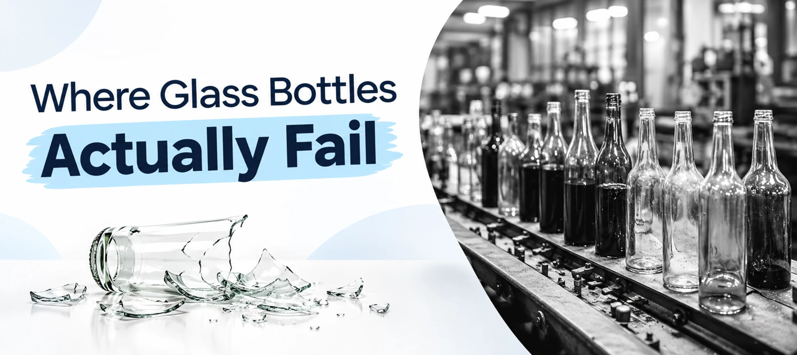 Where glass bottles actually fail