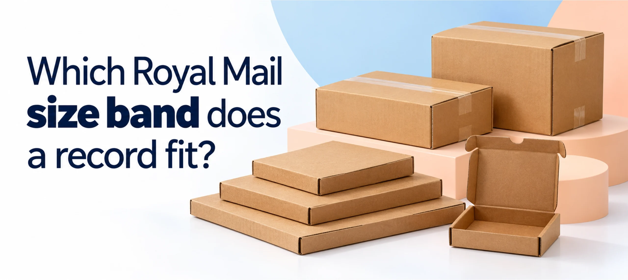 Which Royal Mail size band does a record fit